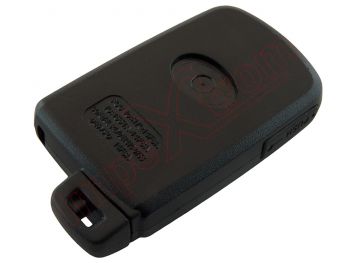 Producto Genérico - Telemando de 3 botones, doble frecuencia 433 / 434 MHz FSK para Toyota Auris / Yaris, con espadín / llave de emergencia